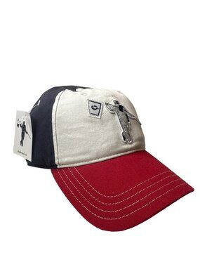 Anderson Ord Baseball Cap One Size Golf Adjustable White Navy Red Athleisure NEW